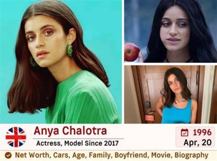 Anya Chalotra’s biography, net worth, fact, career, awards and life story