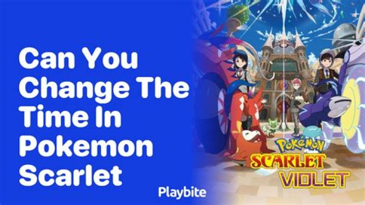 Can you change the time in pokemon crystal