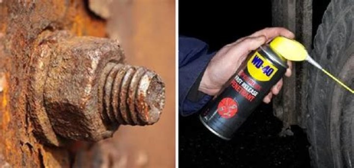 How to clean rusty bolts