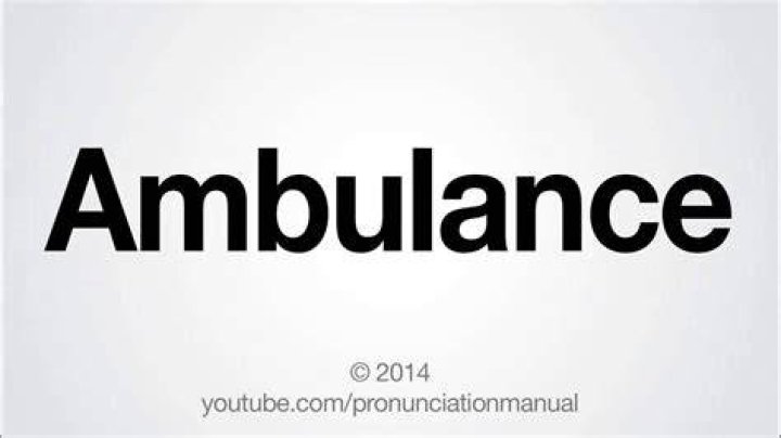 How to pronounce ambulance