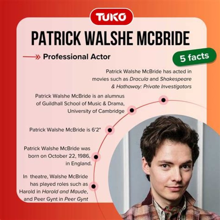 Patrick Walshe McBride Partner Age And Wikipedia Bio: Is He Gay?