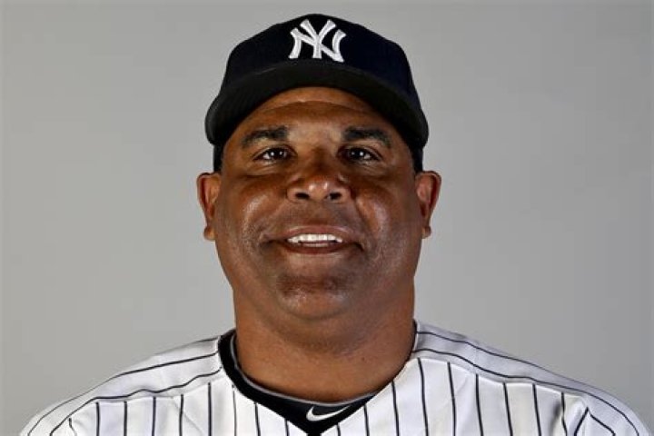 Where is Mike Harkey? Who is the Yankee bullpen coach?