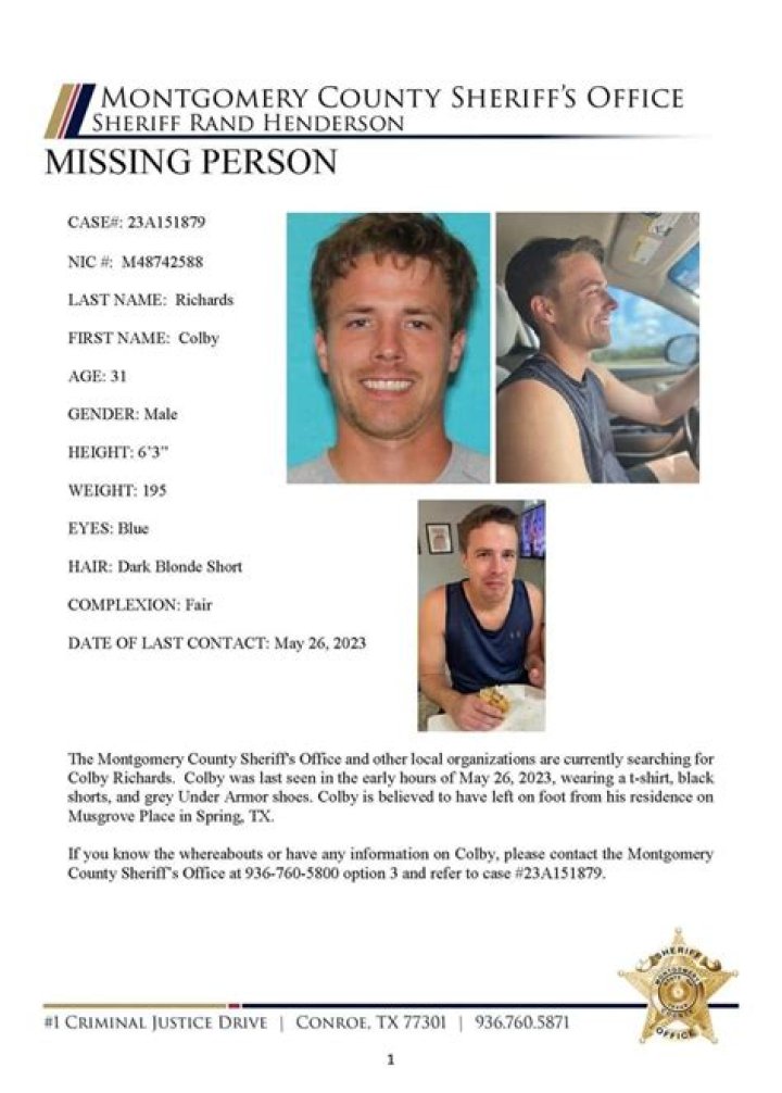Where was Colby Richards last seen? Missing Montgomery man’s disappearance sparks concern online