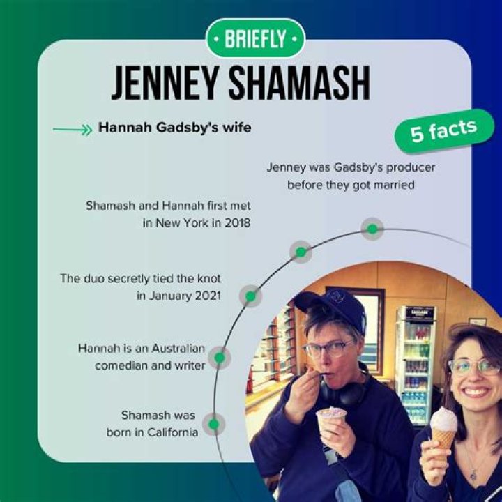 Who Is Hannah Gadsby Wife Jenney Shamash? More About The Married Couple